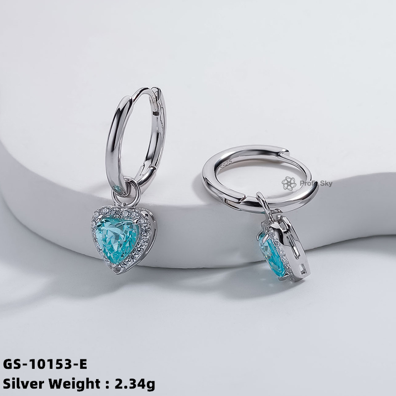 Customizable Gemstone Earrings in Sterling Silver