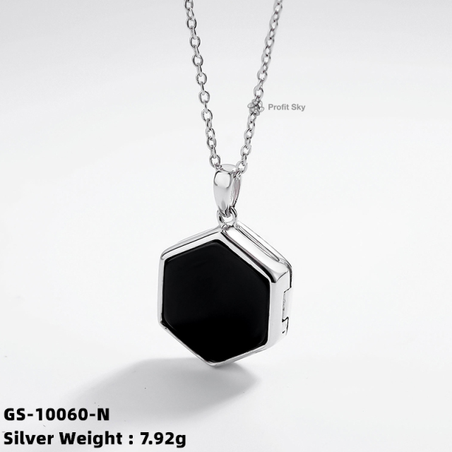 Gemstone Sterling Silver Necklace