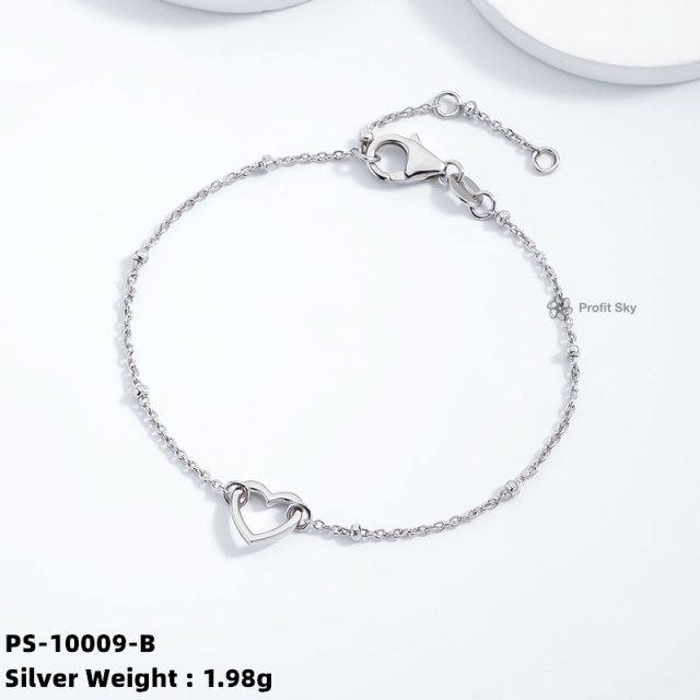 Peridot Perfection: Silver Gemstone Chain Bracelet