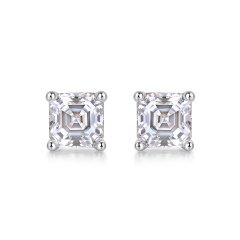 Customized Elegance: Personalized Sterling Silver Hoop Earrings