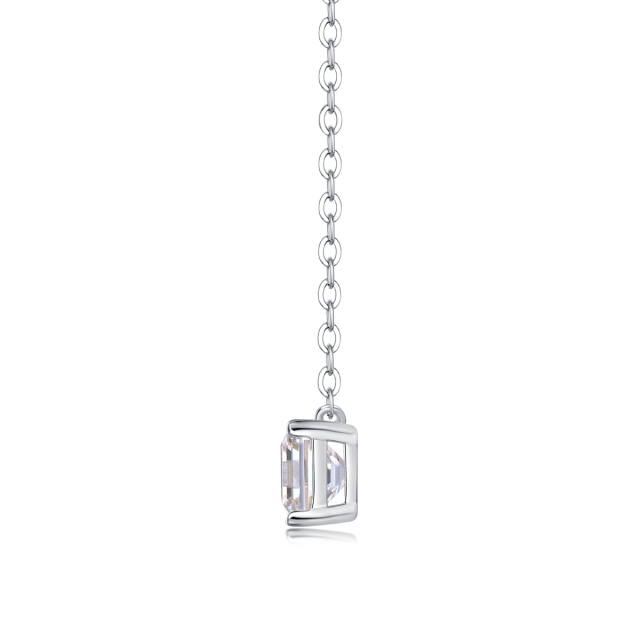 Dainty Moissanite Cross Pendant Necklace