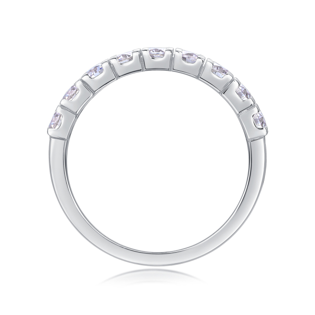 Sterling Silver Moissanite Bridal Set