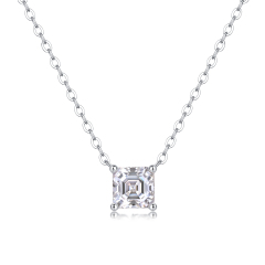 Lab-Created Diamond Sparkle Pendant: Moissanite Necklace