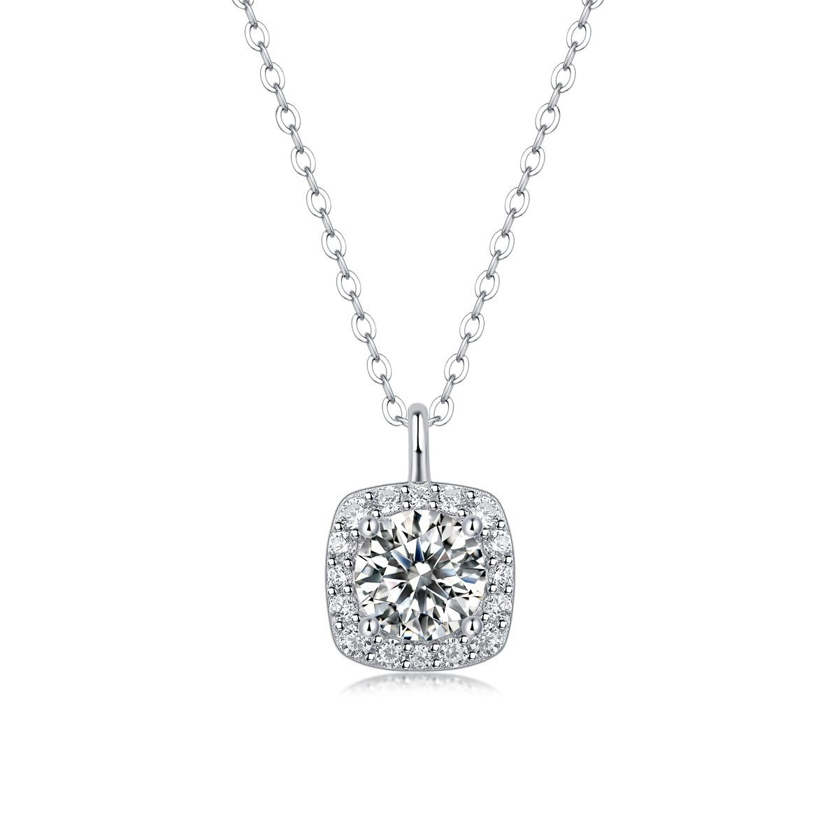 Customizable Moissanite Diamond Pendant Jewelry