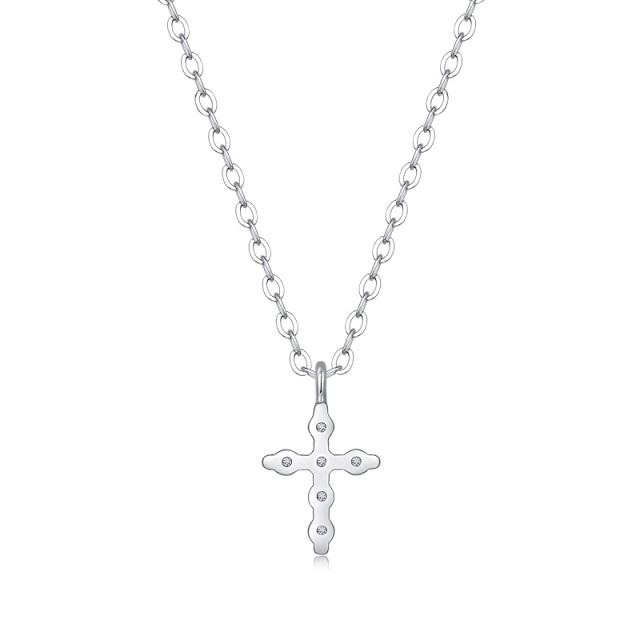 Moissanite Sunflower Pendant Jewelry