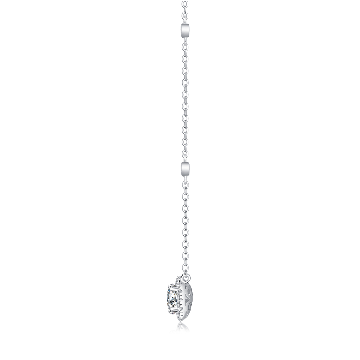 Customizable Moissanite Diamond Pendant Jewelry