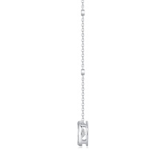 Moissanite Heart-Shaped Pendant Necklace