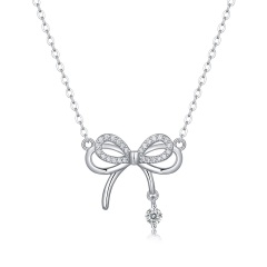 Modern Geometric Moissanite Necklace