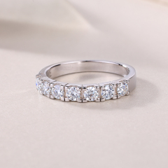 Sterling Silver Moissanite Bridal Set