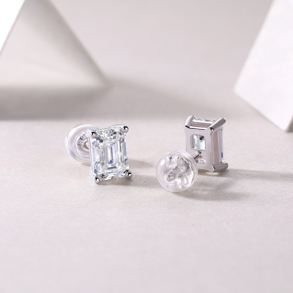 Customizable Moissanite Stud Earrings for Every Occasion