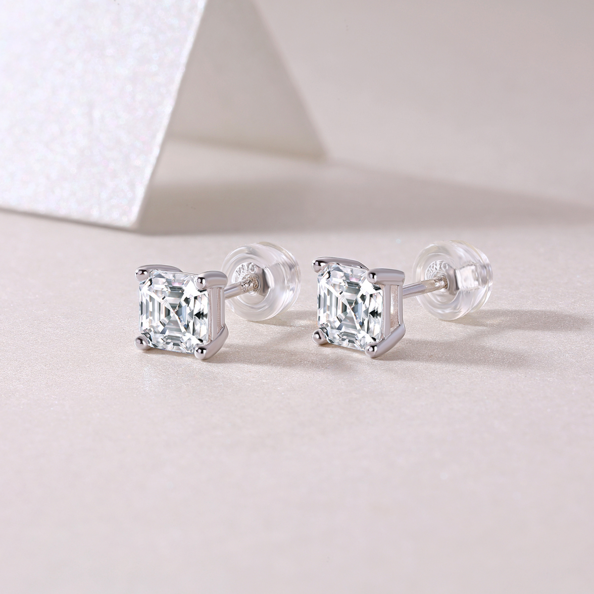 Timeless Elegance: Moissanite Diamond Stud Earrings