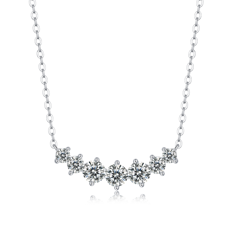 Affordable Luxury: Brilliant Moissanite Necklace