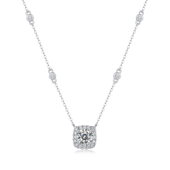 Affordable Luxury: Brilliant Moissanite Necklace