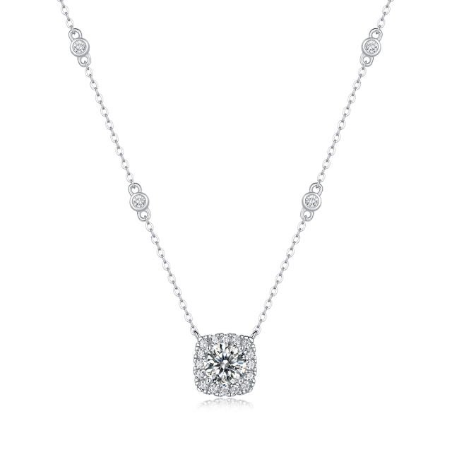 Affordable Luxury: Brilliant Moissanite Necklace