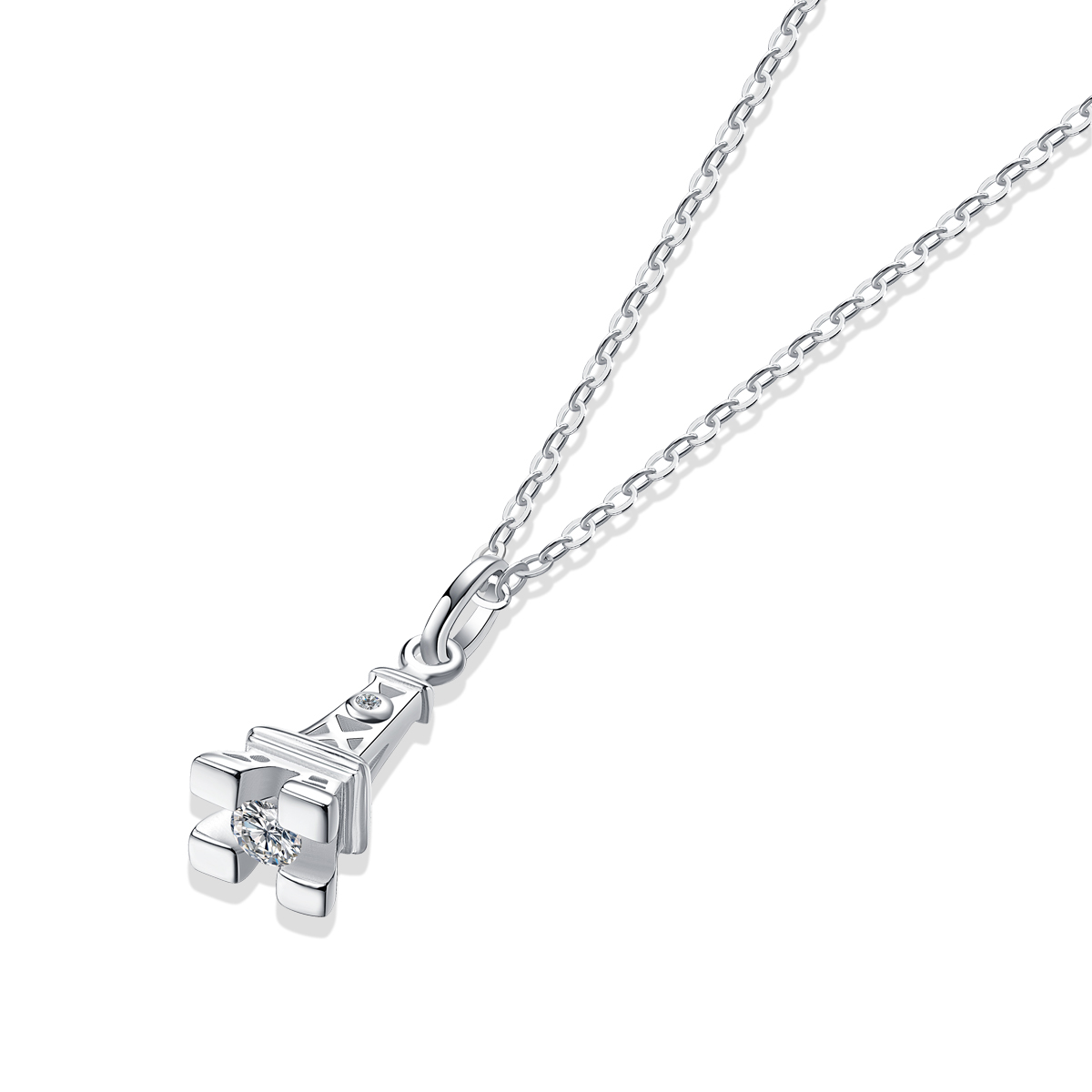 Affordable Luxury: Brilliant Moissanite Necklace