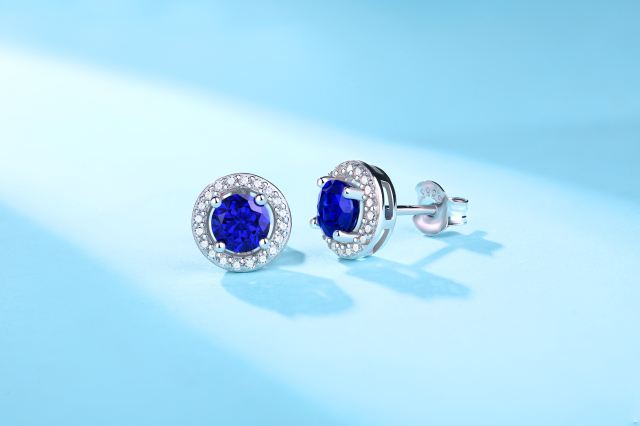 Blue Topaz Sterling Silver Studs for Every Occasion