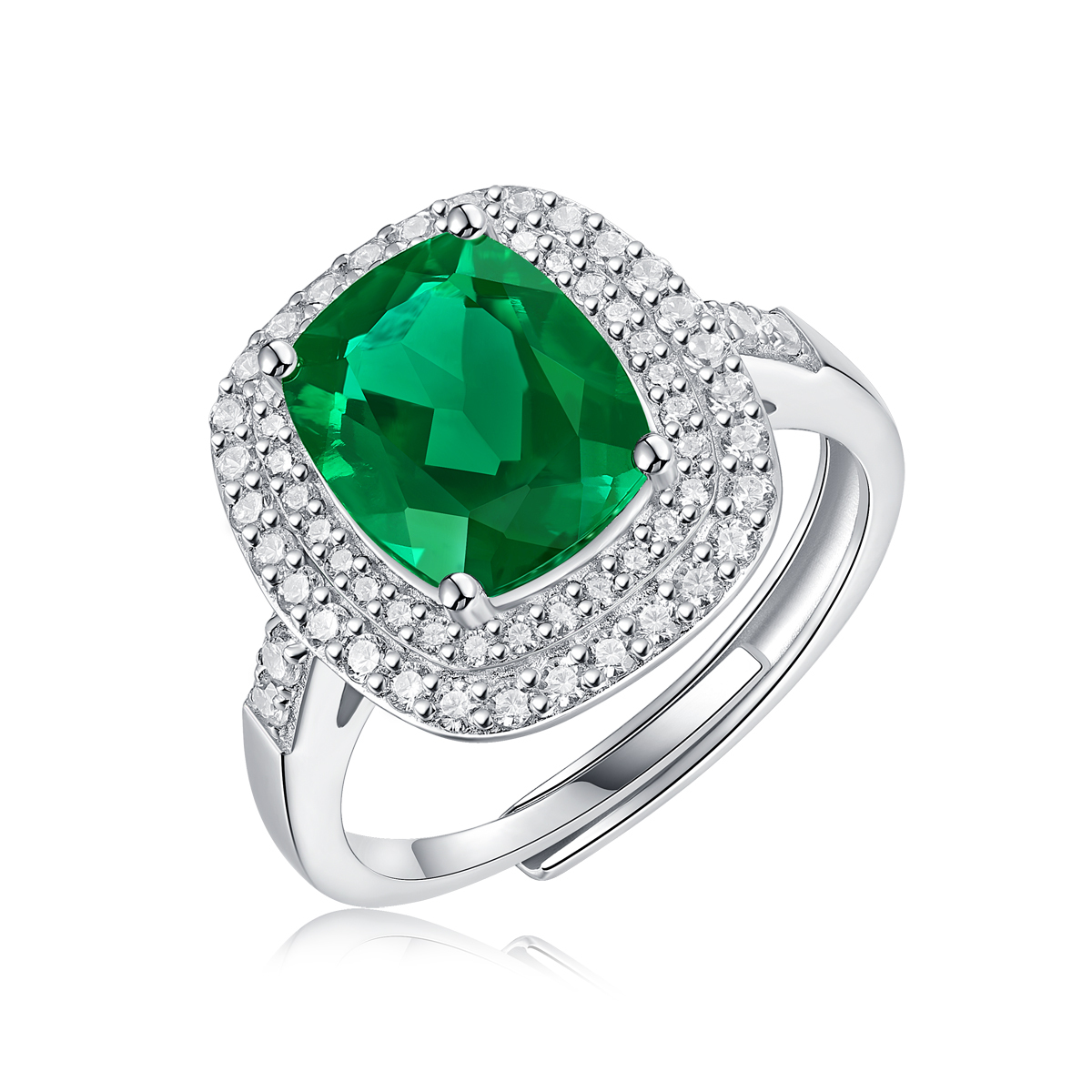 Blue Topaz Sterling Silver Cocktail Ring