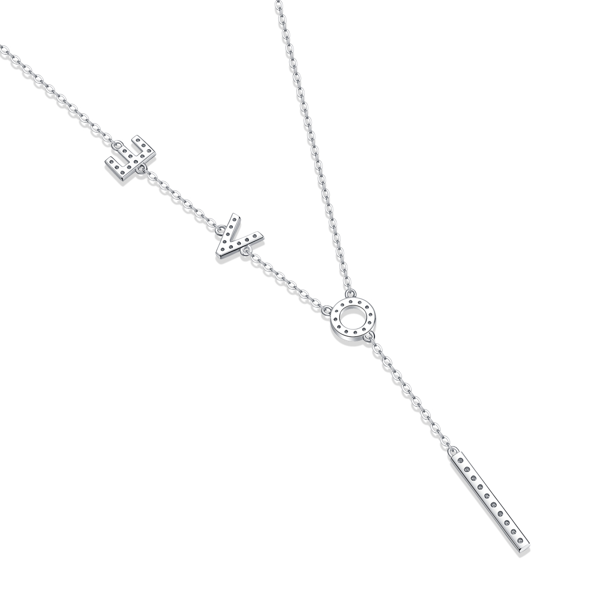 Moissanite Starburst Pendant Necklace