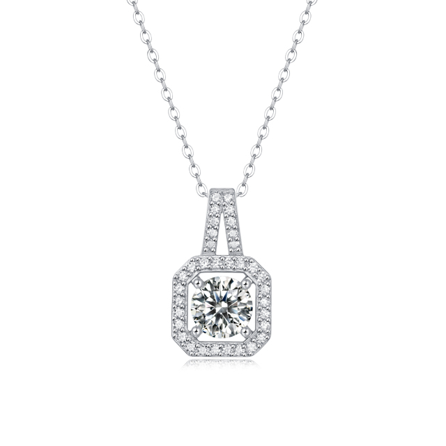 Radiant Cushion-Cut Moissanite Necklace