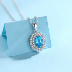 Customizable Moissanite Diamond Pendant Jewelry