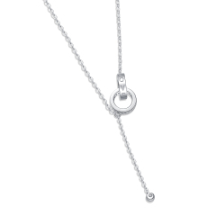 Classic Round Moissanite Diamond Pendant Necklace