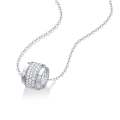 Delicate Moissanite Lariat Necklace