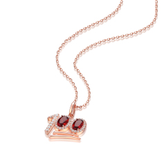 Blue Topaz Sterling Silver Station Necklace