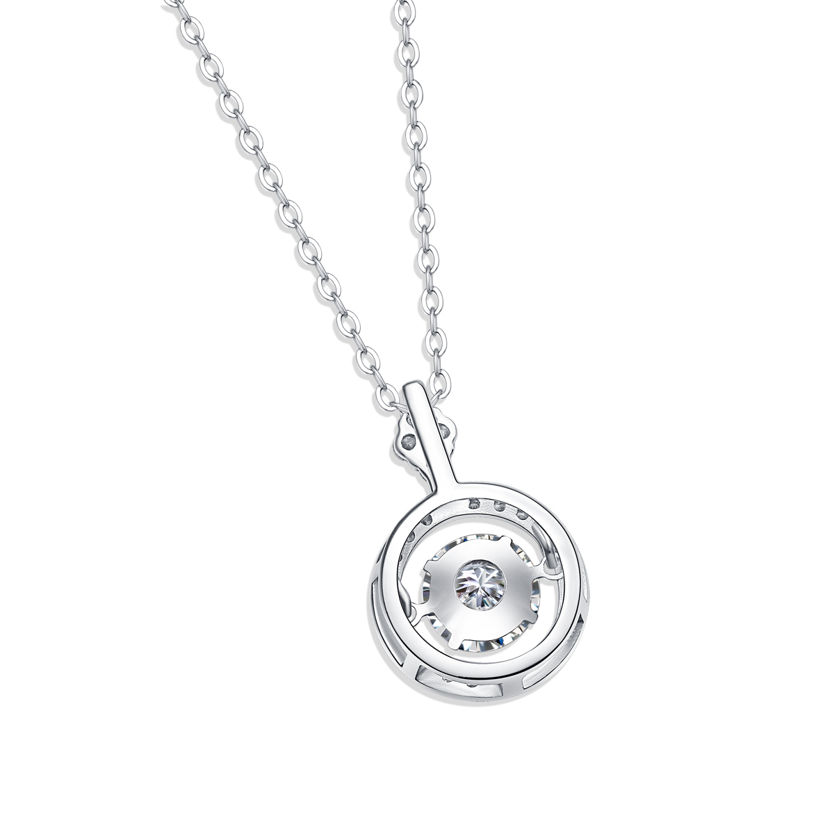 Radiant Cushion-Cut Moissanite Necklace