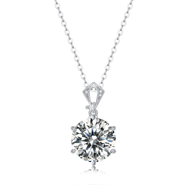 Customizable Moissanite Diamond Pendant Jewelry