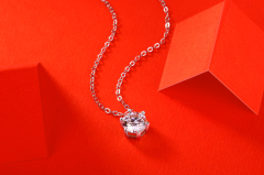 Delicate Moissanite Lariat Necklace