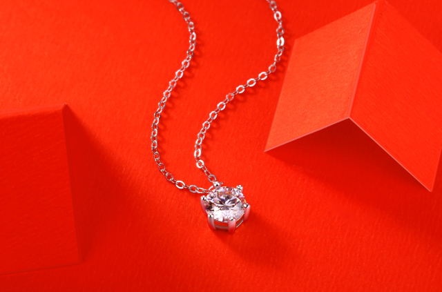 Delicate Moissanite Lariat Necklace