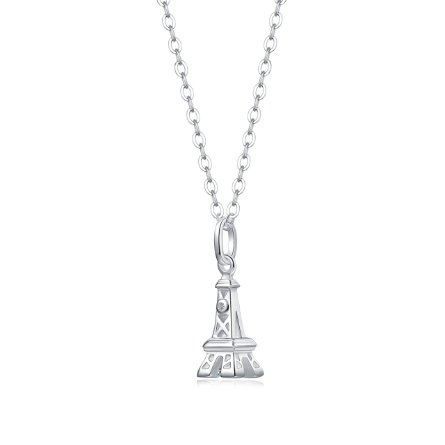 Timeless Moissanite Halo Pendant Necklace