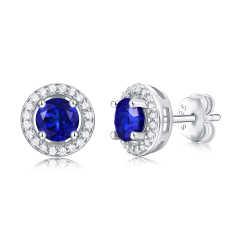 Blue Topaz Sterling Silver Studs for Every Occasion