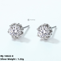 Cushion-Cut Moissanite Sparkle Studs Earrings