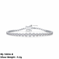 Moissanite Solitaire Diamond Bracelet