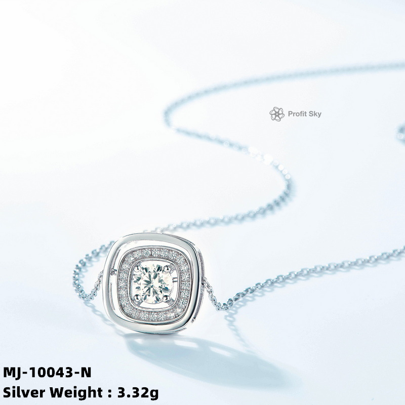 Vintage-Inspired Moissanite Pendant