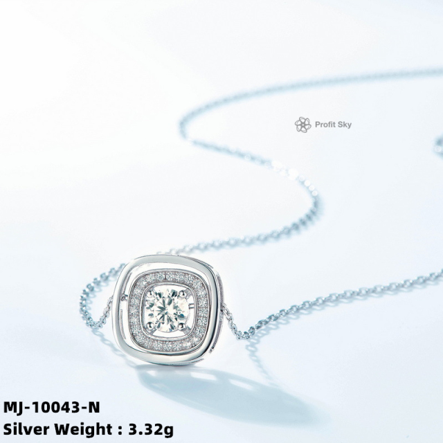 Vintage-Inspired Moissanite Pendant