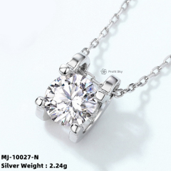 Customizable Moissanite Diamond Pendant