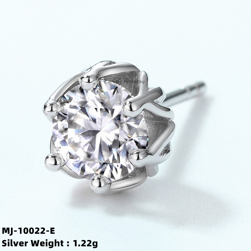Dainty Moissanite Studs Earrings for Everyday Glam