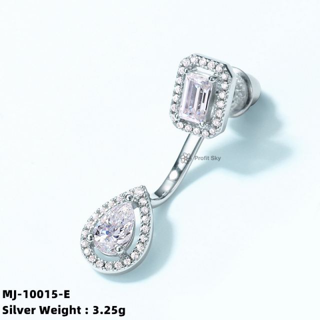 Timeless Elegance: Moissanite Diamond Stud Earrings
