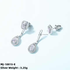 Classic Round Moissanite Diamond Stud Earrings