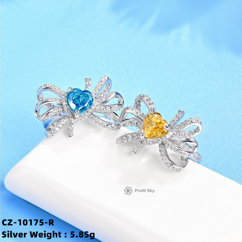 Elegant Sapphire Sterling Silver Ring