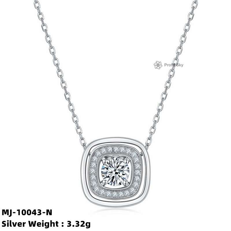 Vintage-Inspired Moissanite Pendant