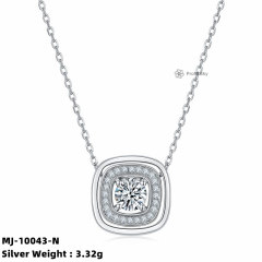 Vintage-Inspired Moissanite Pendant