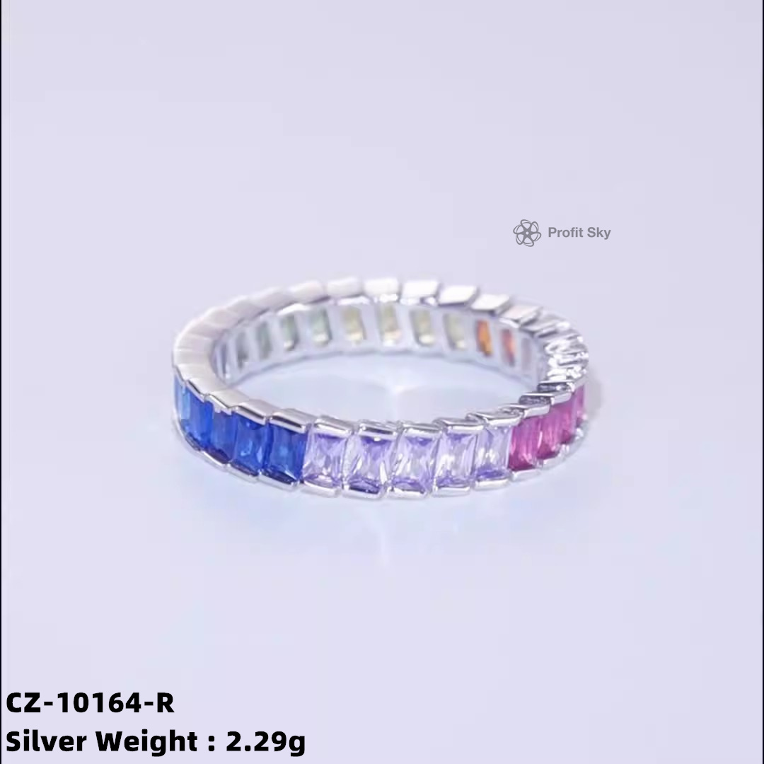 Modern Minimalist Silver Stacking Ring Set