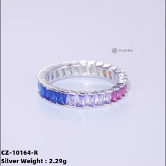 Modern Minimalist Silver Stacking Ring Set
