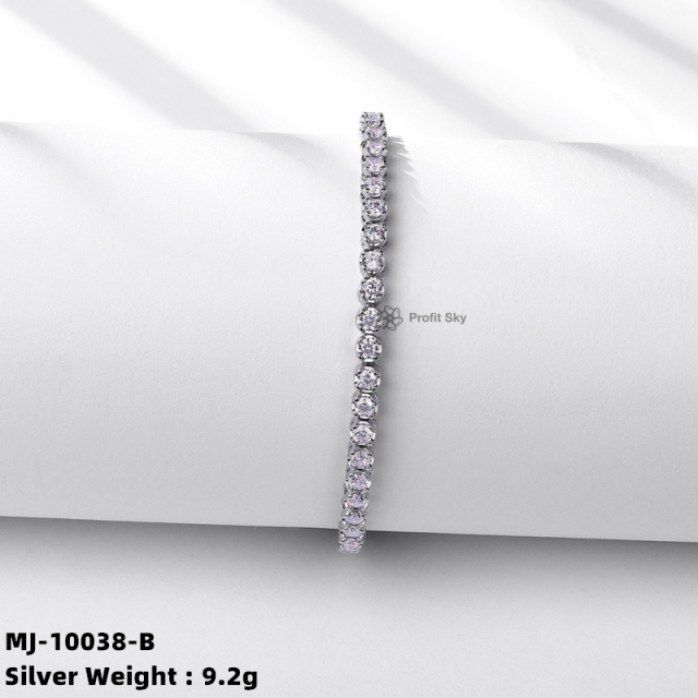 Customizable Moissanite Diamond Bracelet