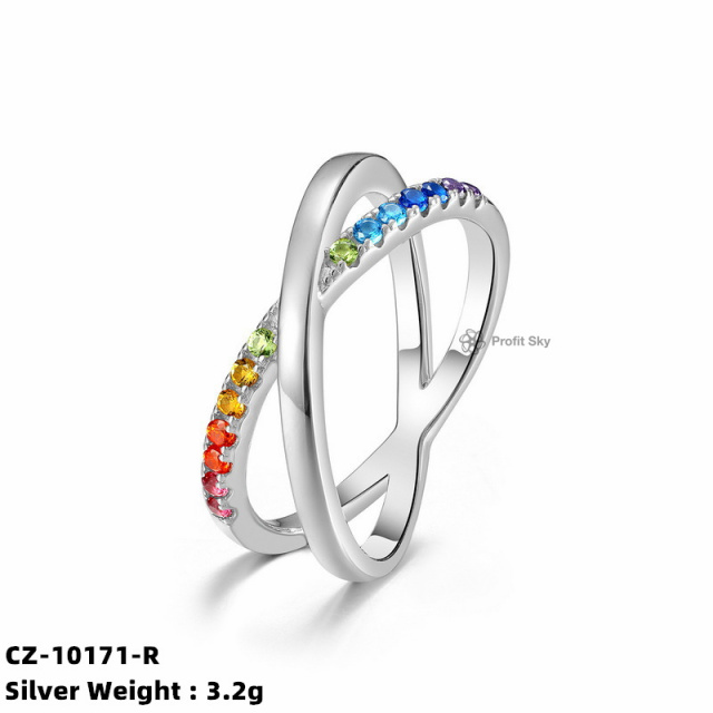Modern Minimalist Silver Stacking Ring Set