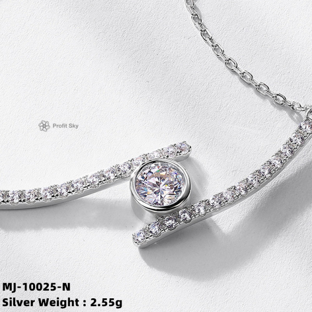 Customizable Moissanite Diamond Pendant Jewelry