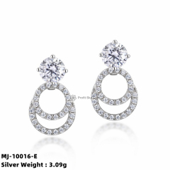 Customizable Moissanite Diamond Studs